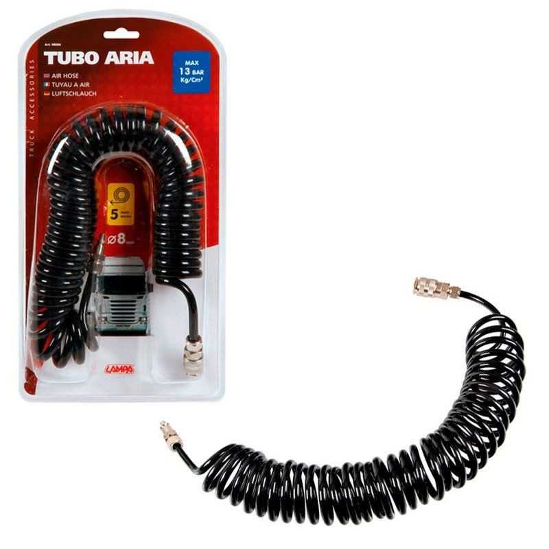 LAMPA Spiral hose for compressed air gun 5 M MAX 13 BAR LAM98086