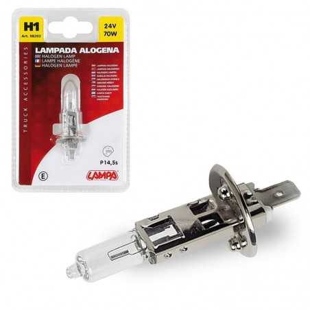 LAMPA Lámpara bombilla homologada H1 24V 70W P14 5S E LAM98203