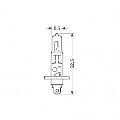 LAMPA Lámpara bombilla homologada H1 24V 70W P14 5S E LAM98203