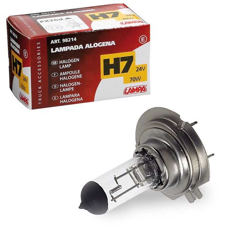 LAMPA LÁMPARA BOMBILLA H7 24V 70W PX6D LAM98214