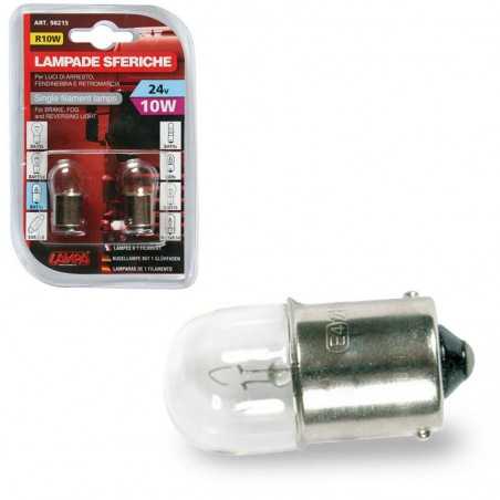 LAMPA Blister 2 lámparas bombillas homologadas 10W 24V BA15S E LAM98215