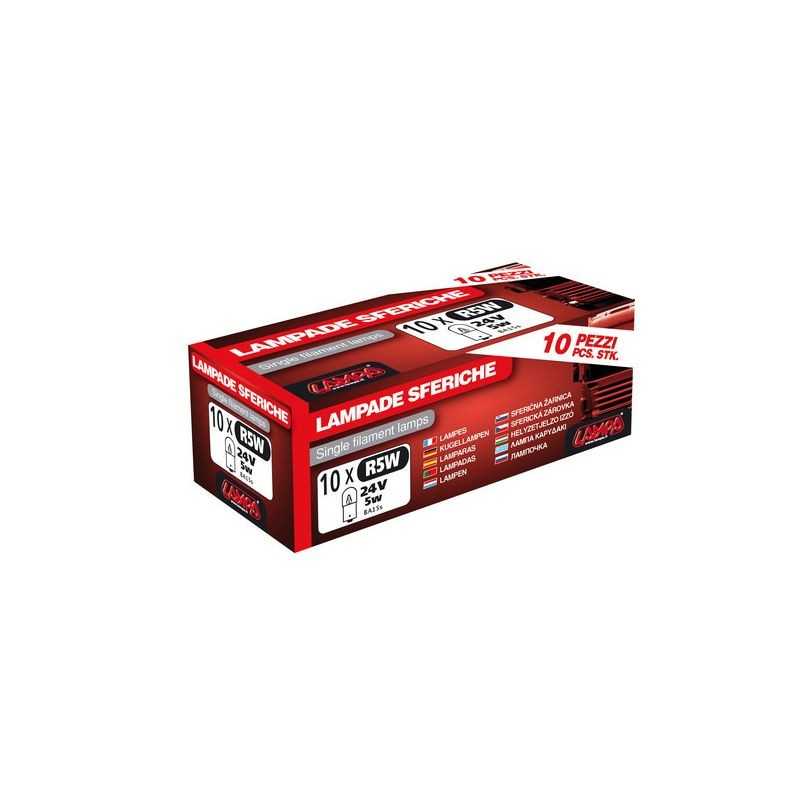 LAMPA Caja 10 lámparas bombillas homologadas R5W 24V 5W BA15S E (10UD) LAM98218