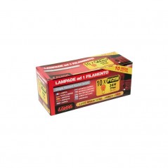 Box of 10 lamps bulbs 1 filament approved PY21W 24V 21W E