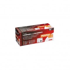 LAMPA Caja 10 lámparas bombillas 2 filamentos homologada P21/5W 24V21/5W BAY15D E (10UD) LAM98232
