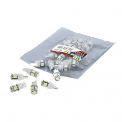LAMPA Blister 2 lámparas bombillas 3 chips T10 HYPER LED 24/28V 5SMD W2 1X9 5D LAM98244
