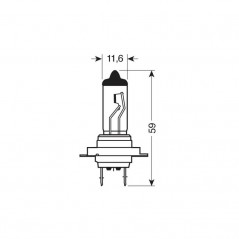 LAMPA LÁMPARA BOMBILLA H7 XENON 24V 100W LAM98288