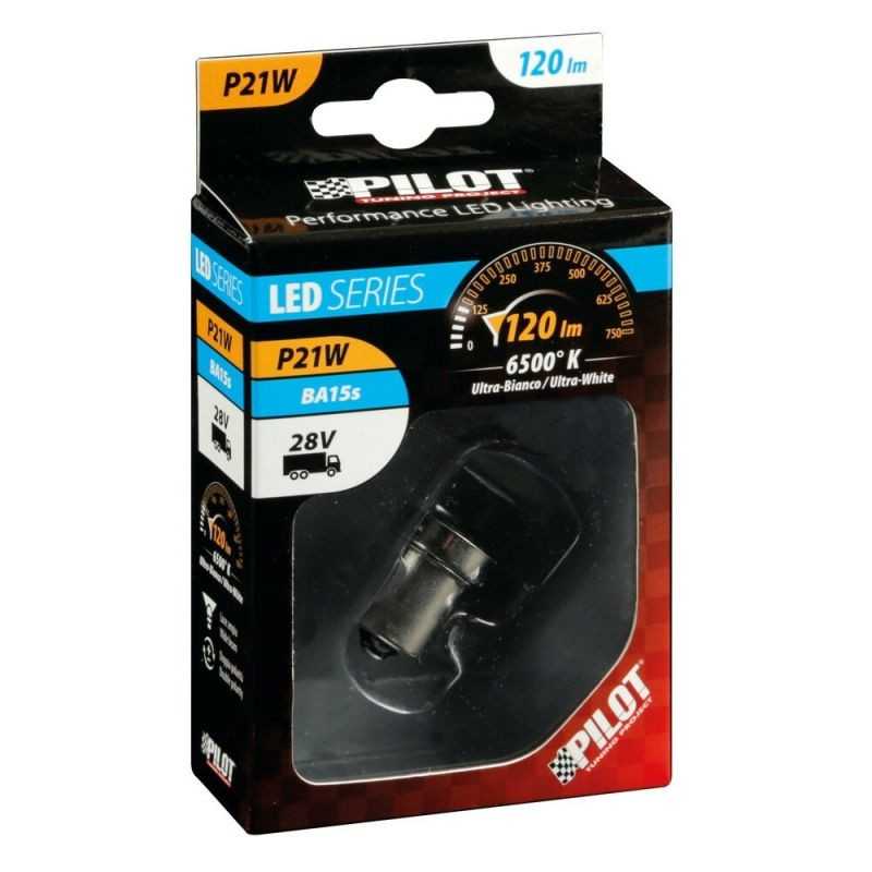 LAMPA Lámpara bombilla 1 chip R5W HYPER LED 24/28V 12-12SMD LAM98305