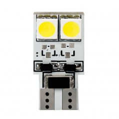 LAMPA Blister 2 lámparas bombillas T10 HYPER LED 24V 4SMD 3 CHIP W2 1X9 5D LAM98375
