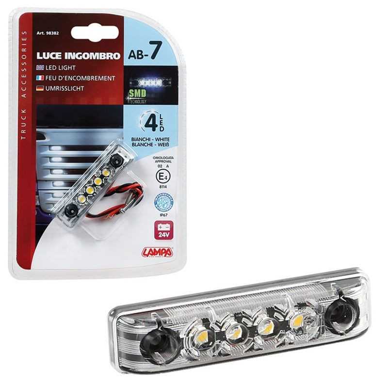 LAMPA Approved waterproof clearance light 4 LED 24V LAM98382