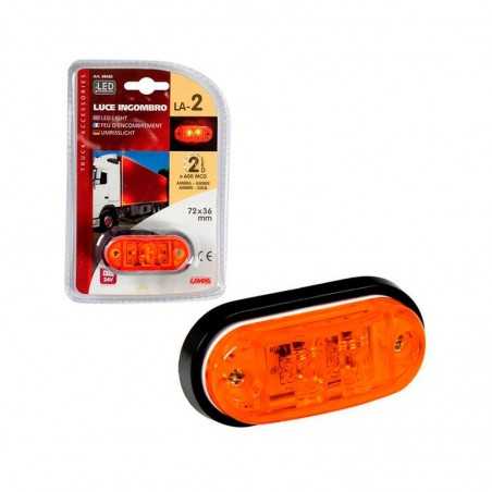 LAMPA Luz de galibo lateral ovalada 2 LED 24V LAM98482