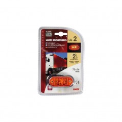 LAMPA Luz de galibo lateral ovalada 2 LED 24V LAM98482