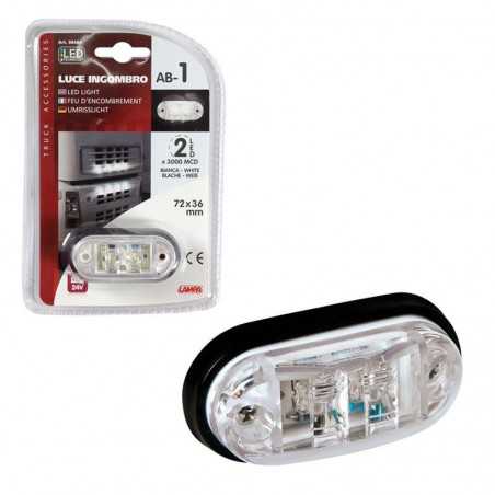 LAMPA Luz de galibo frontal ovalada 2 LED 24V LAM98484