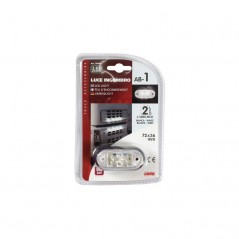 LAMPA Luz de galibo frontal ovalada 2 LED 24V LAM98484