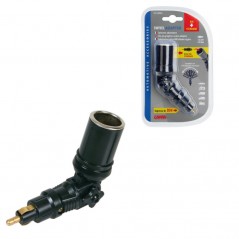 LAMPA Adaptador enchufe mechero toma STANDARD DIN 12/24V 8A LAM39052