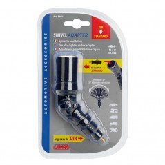 LAMPA Adaptador enchufe mechero toma STANDARD DIN 12/24V 8A LAM39052
