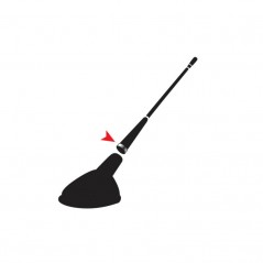 LAMPA Antena techo 41 CM Ø5-6 MM Ø 5-6 LAM40244
