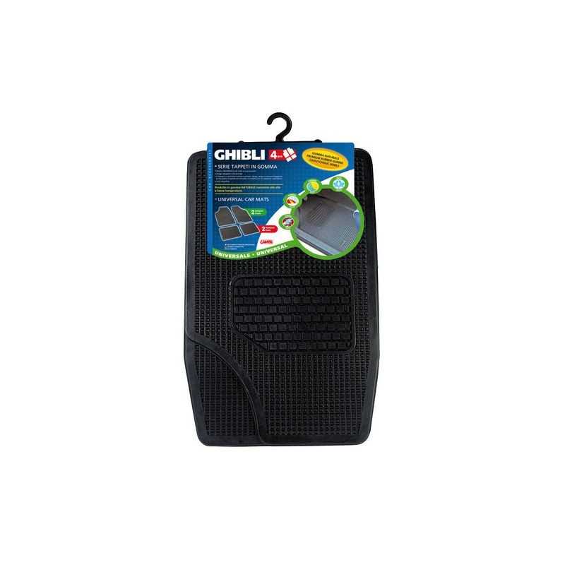 LAMPA Juego 4 alfombrillas de goma para coche universales GHIBLI LAM48080