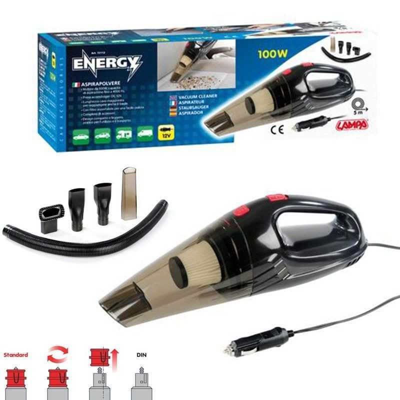 LAMPA handheld vacuum cleaner for car 12V 100W LAM72113