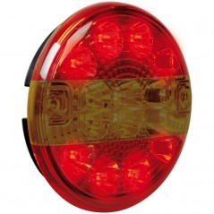LAMPA Piloto trasero 3 funciones redondo homologado para camión 14 LED 12/24V E LAM41529