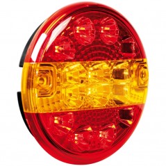 LAMPA Piloto trasero 3 funciones redondo homologado para camión 14 LED 12/24V E LAM41529