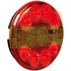 LAMPA Piloto trasero 3 funciones redondo homologado para camión 14 LED 12/24V E LAM41529