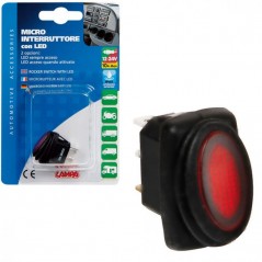LAMPA Interruptor impermeable LED 12/24V 10A LAM45535