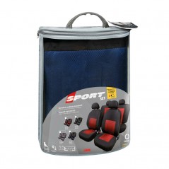 LAMPA Kit 8 fundas asiento deportivo poliester para coche LAM54988VAR