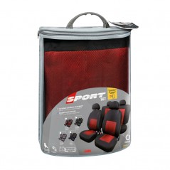 LAMPA Kit 8 fundas asiento deportivo poliester para coche LAM54988VAR