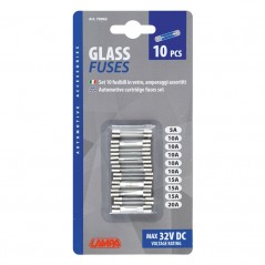 LAMPA Blister 10 fusibles de vidrio grande LAM70062