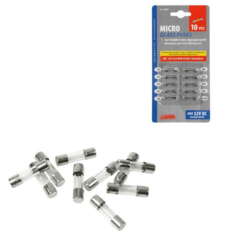 LAMPA Blister 10 fusibles de vidrio pequeño LAM70063