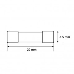 LAMPA Blister 10 fusibles de vidrio pequeño LAM70063