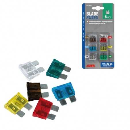 LAMPA Blister 6 flat fuses LAM70070