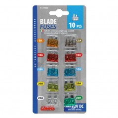 LAMPA Blister pack of 10 flat fuses LAM70080