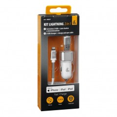 LAMPA Original charger for mobile phone 12V/24V IPHONE 5/6/7 8 PINS LAM38937