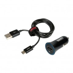LAMPA 2 in 1 cigarette lighter charger MICRO USB 12/24V 1000 MA LAM38938