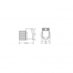 LAMPA external socket PX-2 12/24V LAM38969