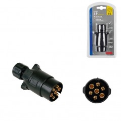 LAMPA Automatic locking trailer plug connector 7 poles LAM38980