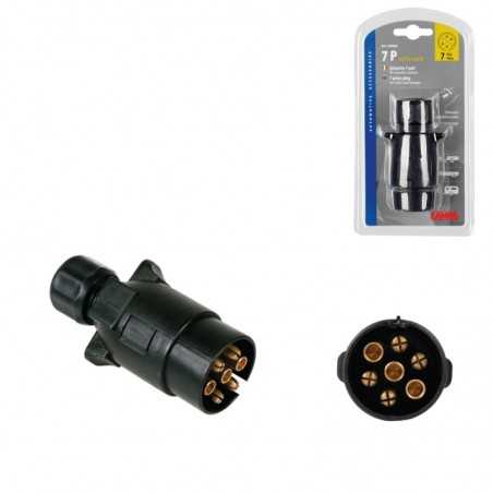 LAMPA Conector enchufe remolque bloqueo automático 7 polos LAM38980