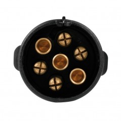LAMPA Conector enchufe remolque bloqueo automático 7 polos LAM38980