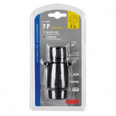 LAMPA Conector enchufe remolque bloqueo automático 7 polos LAM38980