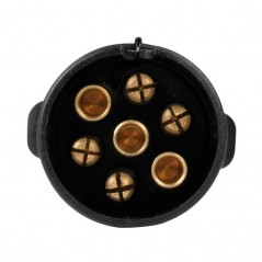LAMPA 7-pole thread lock trailer plug connector LAM38981