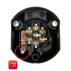 LAMPA 7-pole trailer plug connector LAM38985