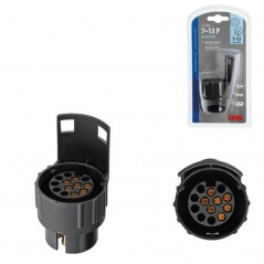 LAMPA Conector enchufe remolque adaptador polos 7 macho 13 hembra LAM38993