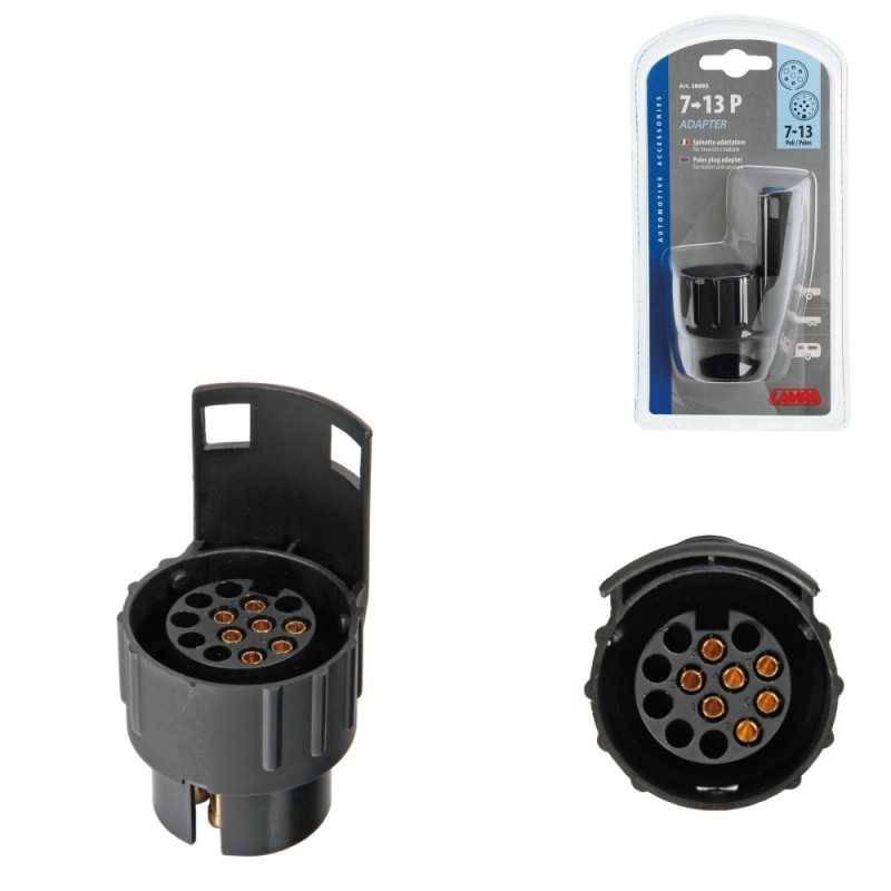 LAMPA Conector enchufe remolque adaptador polos 7 macho 13 hembra LAM38993
