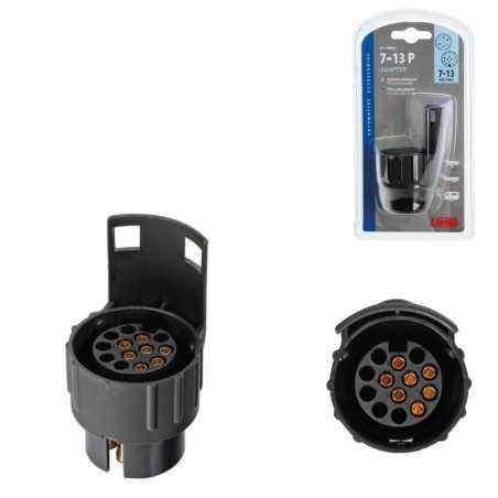 LAMPA Connector plug trailer adapter poles 7 male 13 female LAM38993