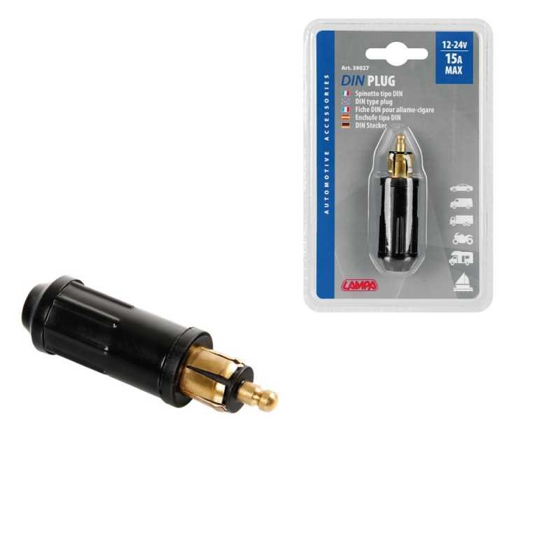 LAMPA cigarette lighter plug DIN 12/24V 15A LAM39027