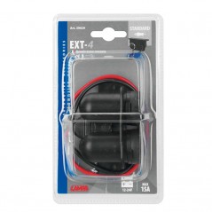 LAMPA Cigarette lighter plug 2 waterproof interior and exterior sockets EXT-4 15A 12/24V LAM39029