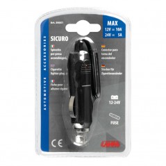 LAMPA Cigarette lighter indicator light LED SICURO MAX 10A 12/24V LAM39051