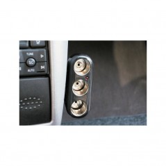 LAMPA Cigarette lighter plug 3 sockets PL3 2 M 10A 12/24V LAM39059