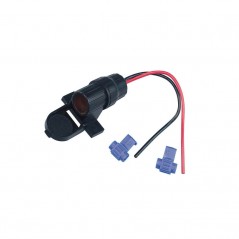 LAMPA Inner and outer cigarette lighter plug P3 12/24V LAM39067